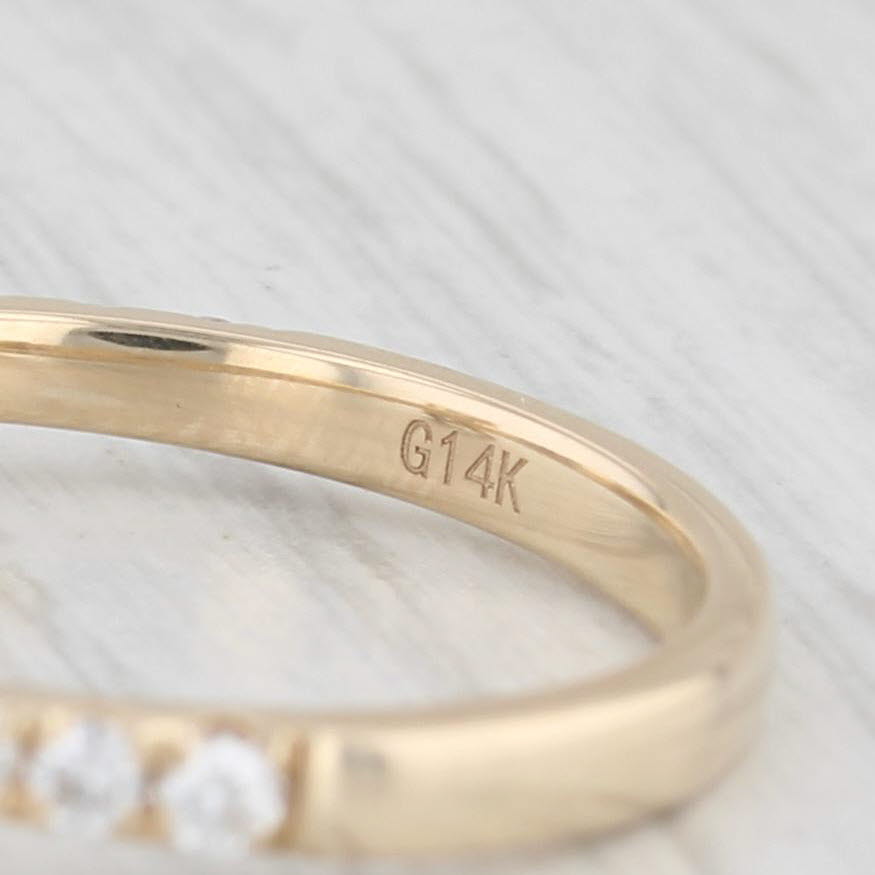 New Custom 1ctw VS2 Diamond Engagement Ring 14k Yellow Gold Size 6.75 IGI
