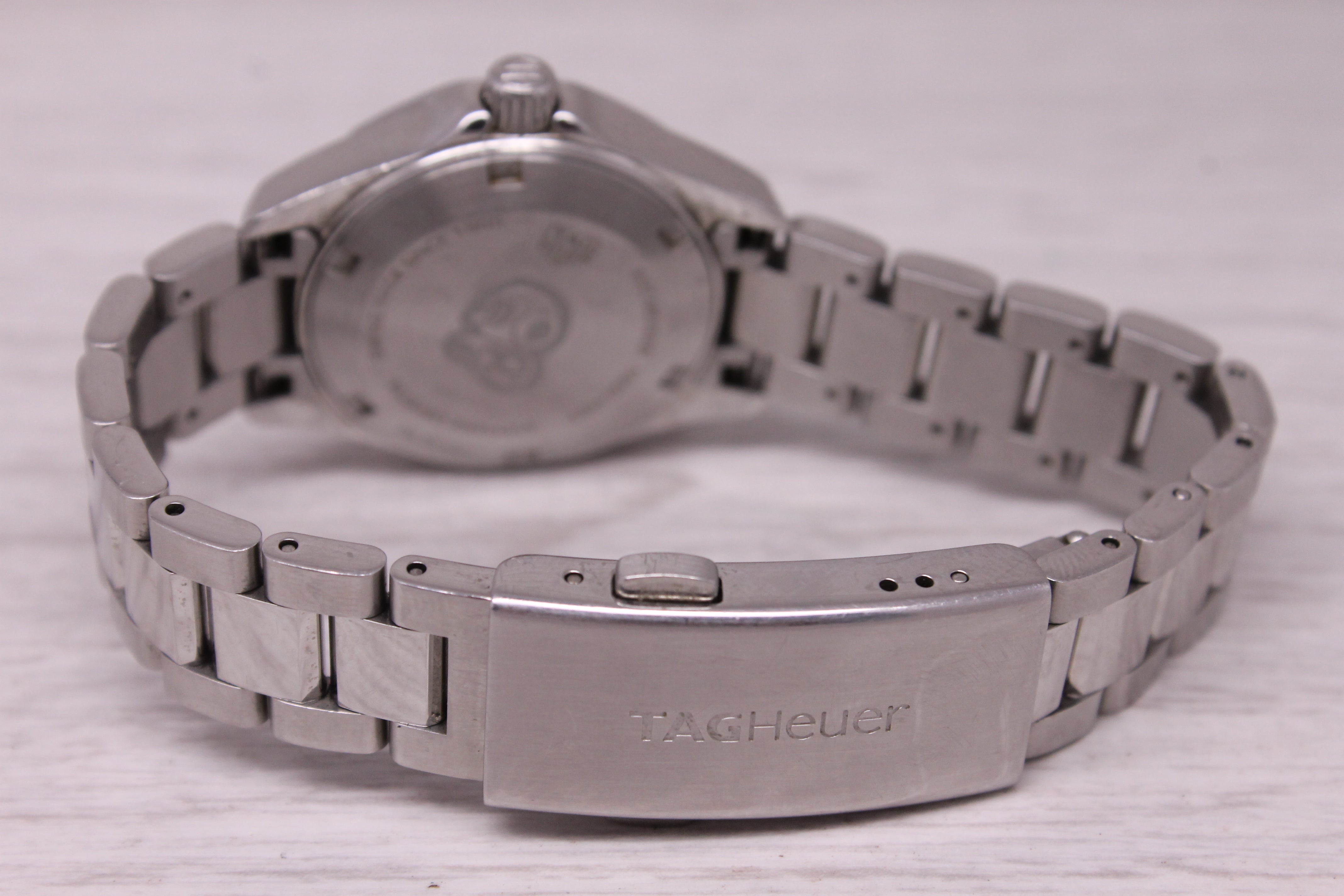 Tag Heuer Ladies Aquaracer Quartz Watch 27.5mm WBD1411 MOP Dial Swiss Date Box
