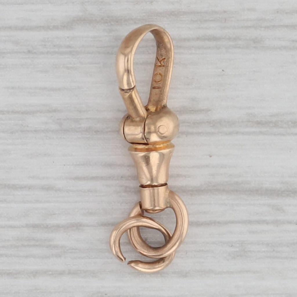 Gray Spring Hook Clasp 10k Yellow Gold Findings Jewelry Making Repair