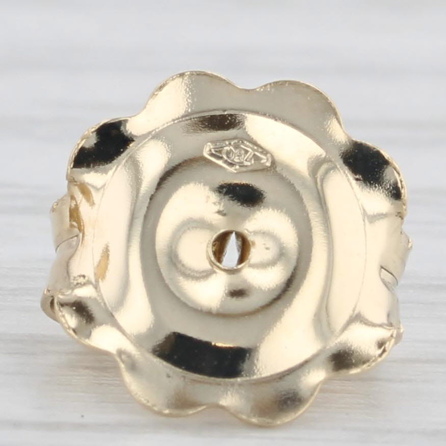 Light Gray Marco Bicego Jaipur Mother of Pearl Stud Earrings 18k Yellow Gold