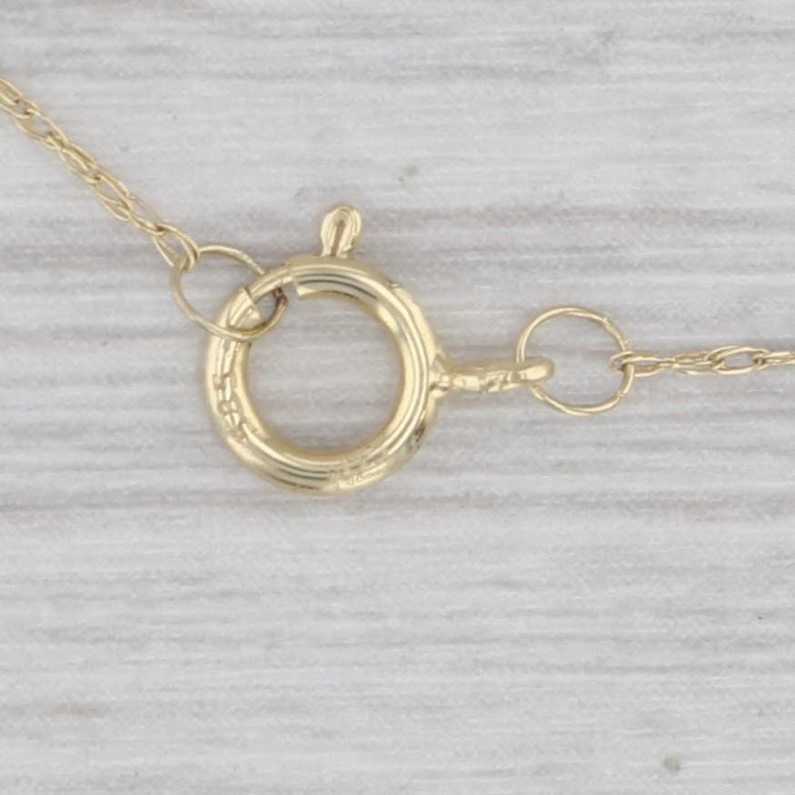 New All Seeing Eye Pendant Necklace 14k Gold Onyx Mother of Pearl 17.25"