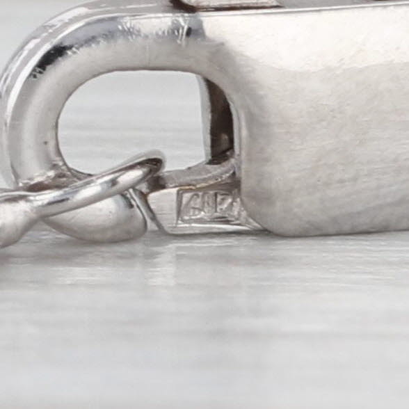 10k White Gold Wheat Chain 19.5" 1.1mm Lobster Clasp