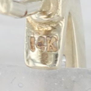 Light Gray 0.44ctw Diamond Hoop Earrings 14k Yellow Gold Snap Top Hoops