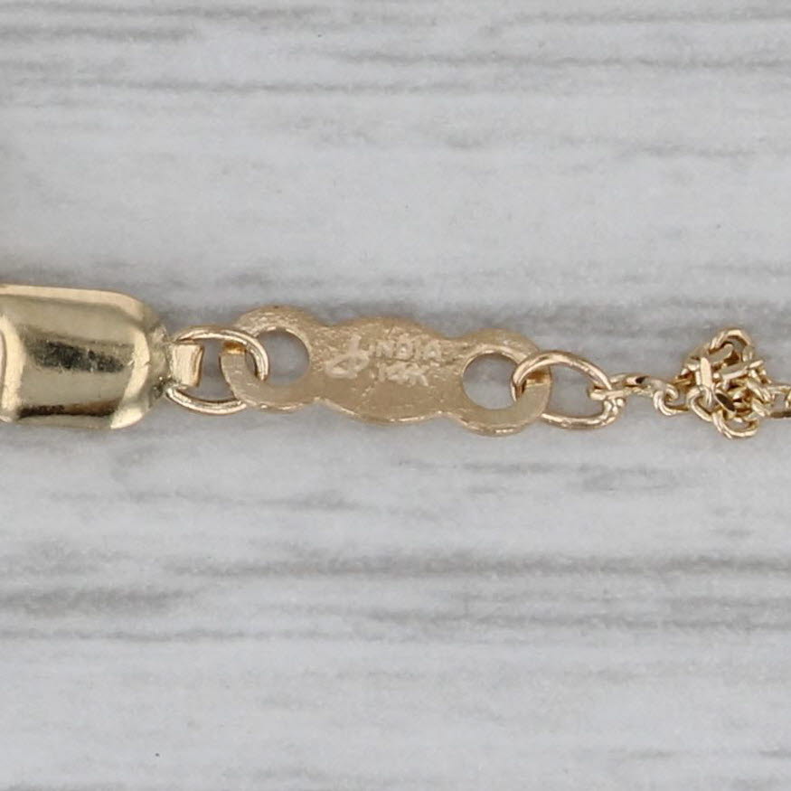 Gray 0.16ctw Diamond Open Hearts Pendant Necklace 14k Yellow Gold Jane Seymour