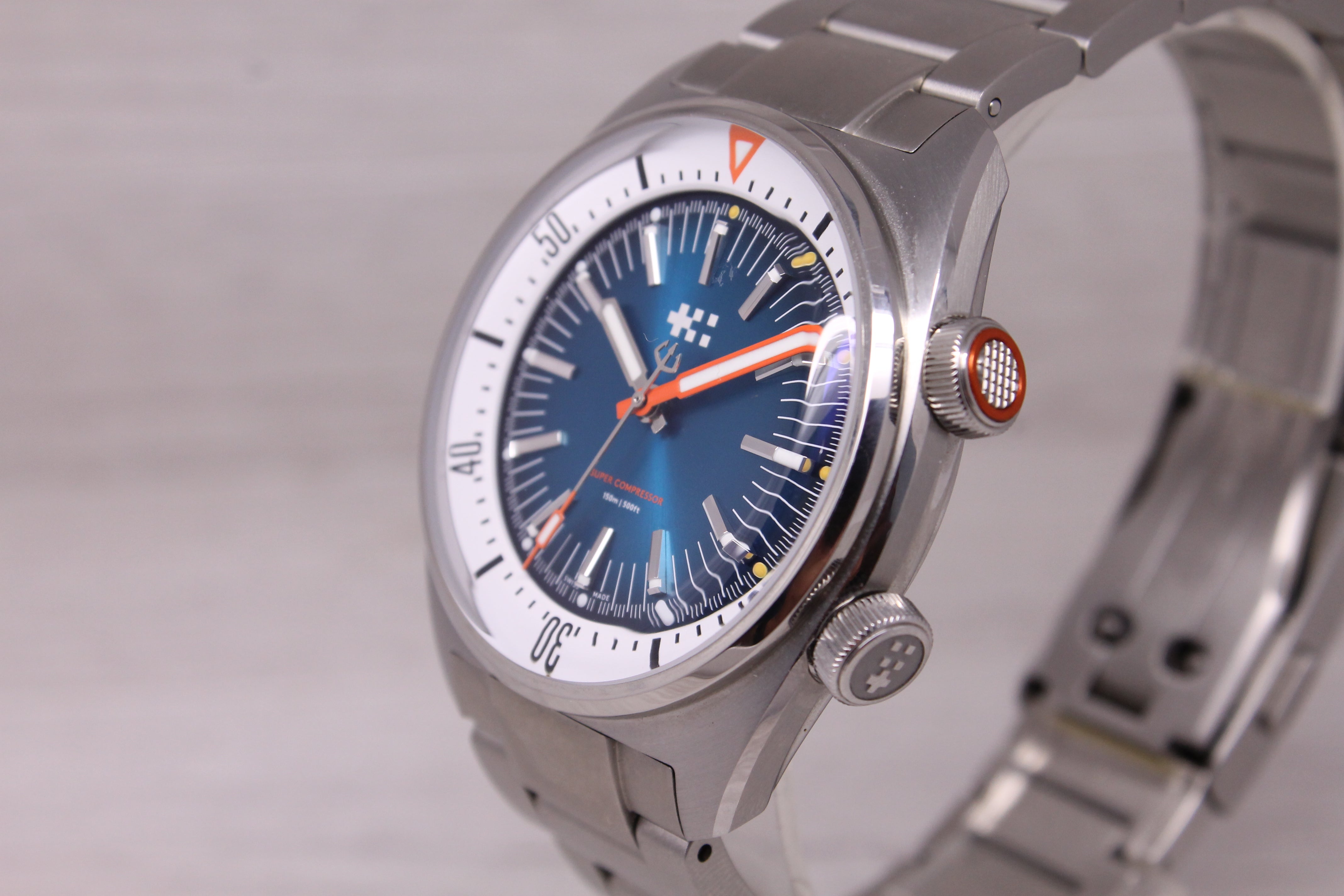 Christopher Ward C65 41mm Stainless Steel Automatic Super Compressor Watch