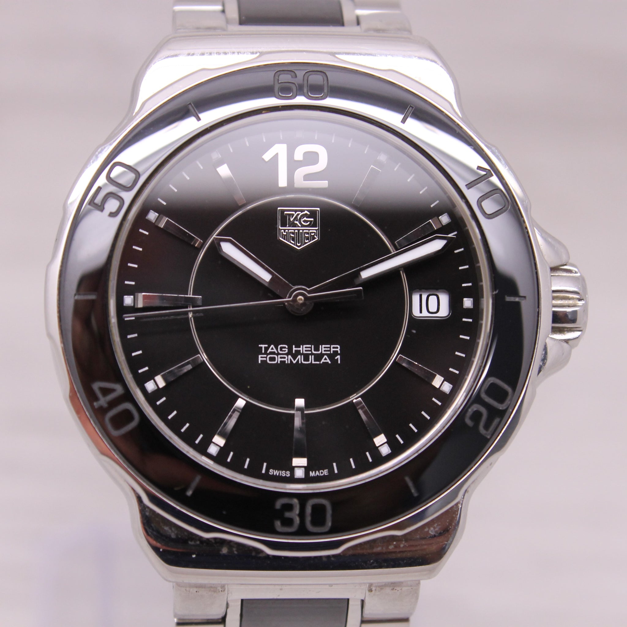 Tag Heuer Ladies Formula WAH1210 35mm Steel Ceramic Quartz Watch B