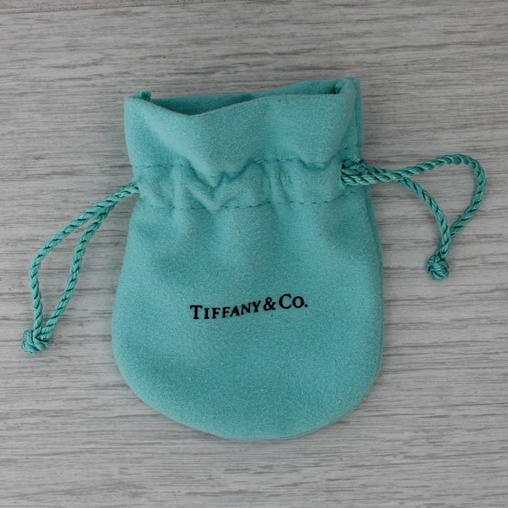 Tiffany & Co 0.20ctw Diamond Star Lariat Necklace w/ Pouch 950 Platinum 16.25"