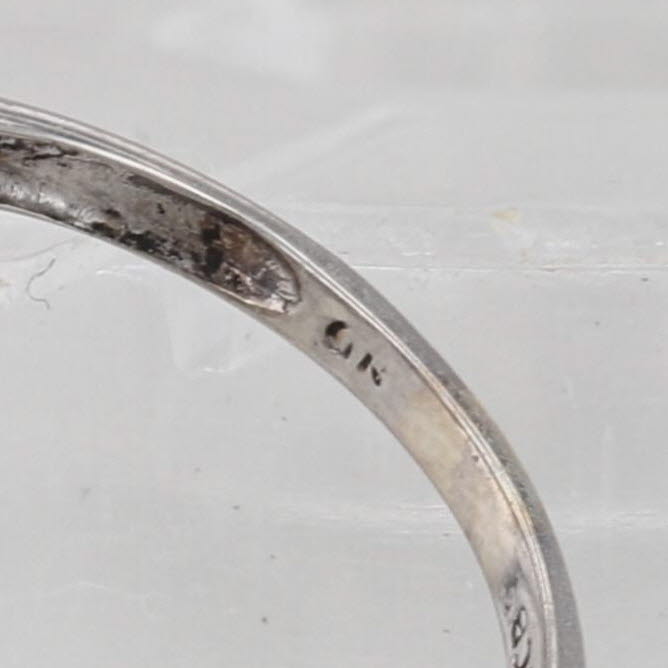 1.42ctw Tanzanite Flower Ring 14k White Gold Size 4.25