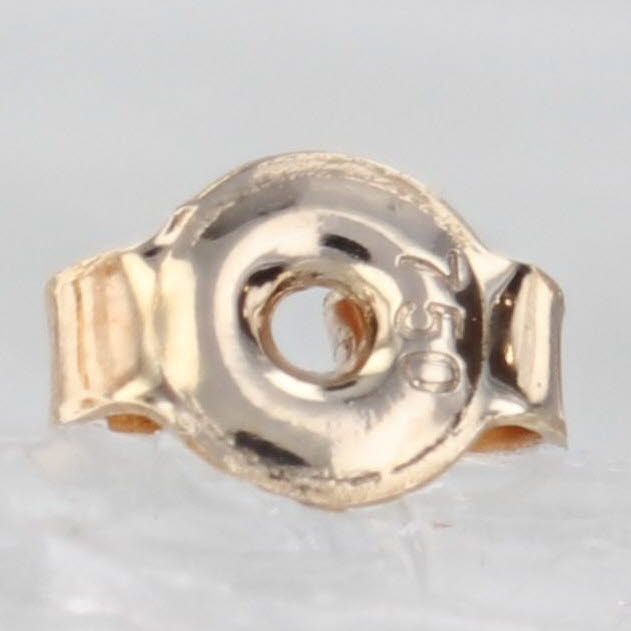 Interlocking Oval Earrings 18k Yellow Gold Stud Drops