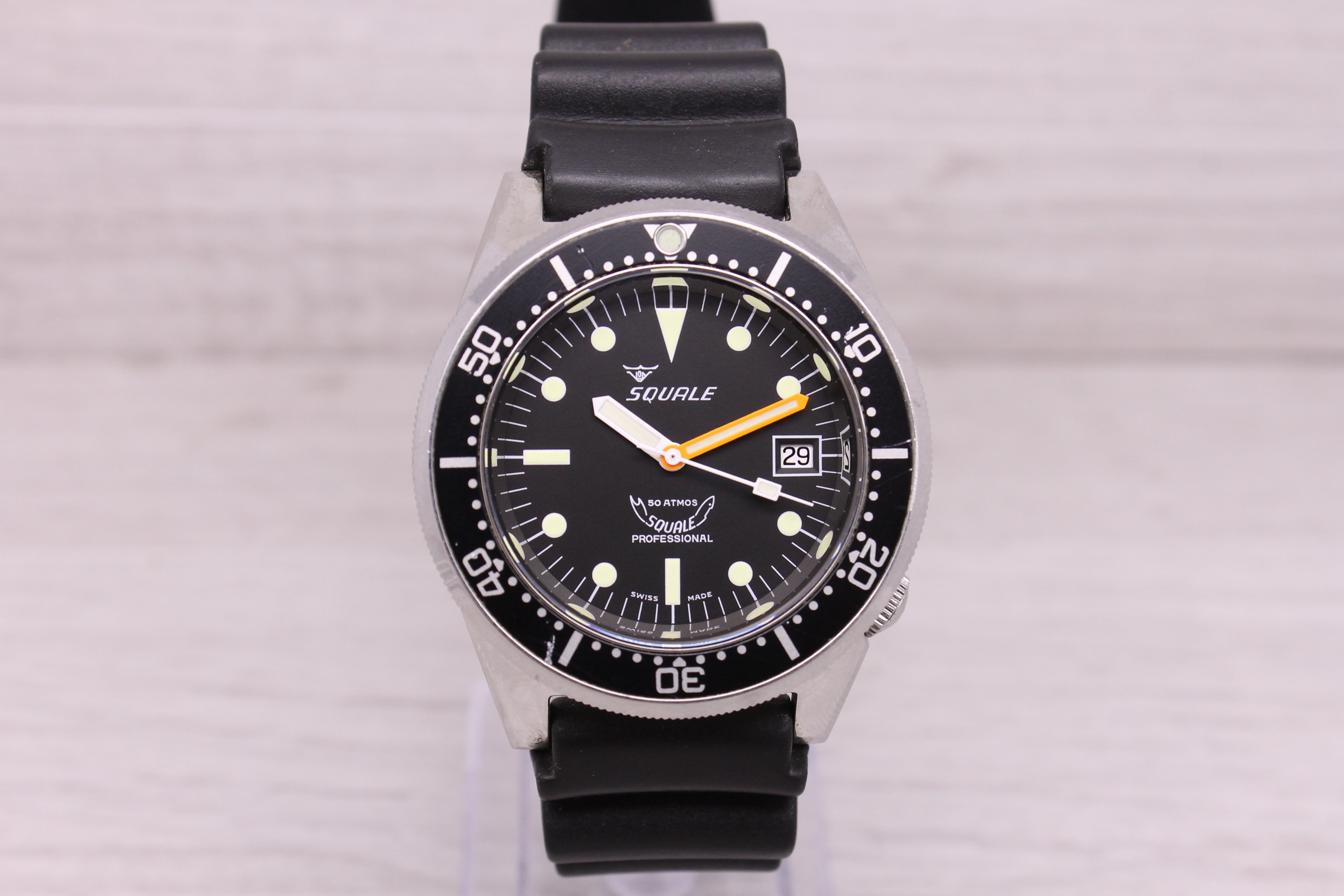 Thistle Squale 1521 Professional Men’s Automatic Watch w/date 3670