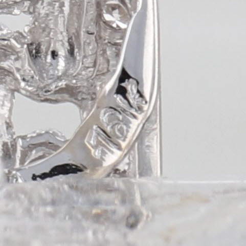 0.20ctw Diamond J-Hook Earrings 18k White Gold Omega Back Drops