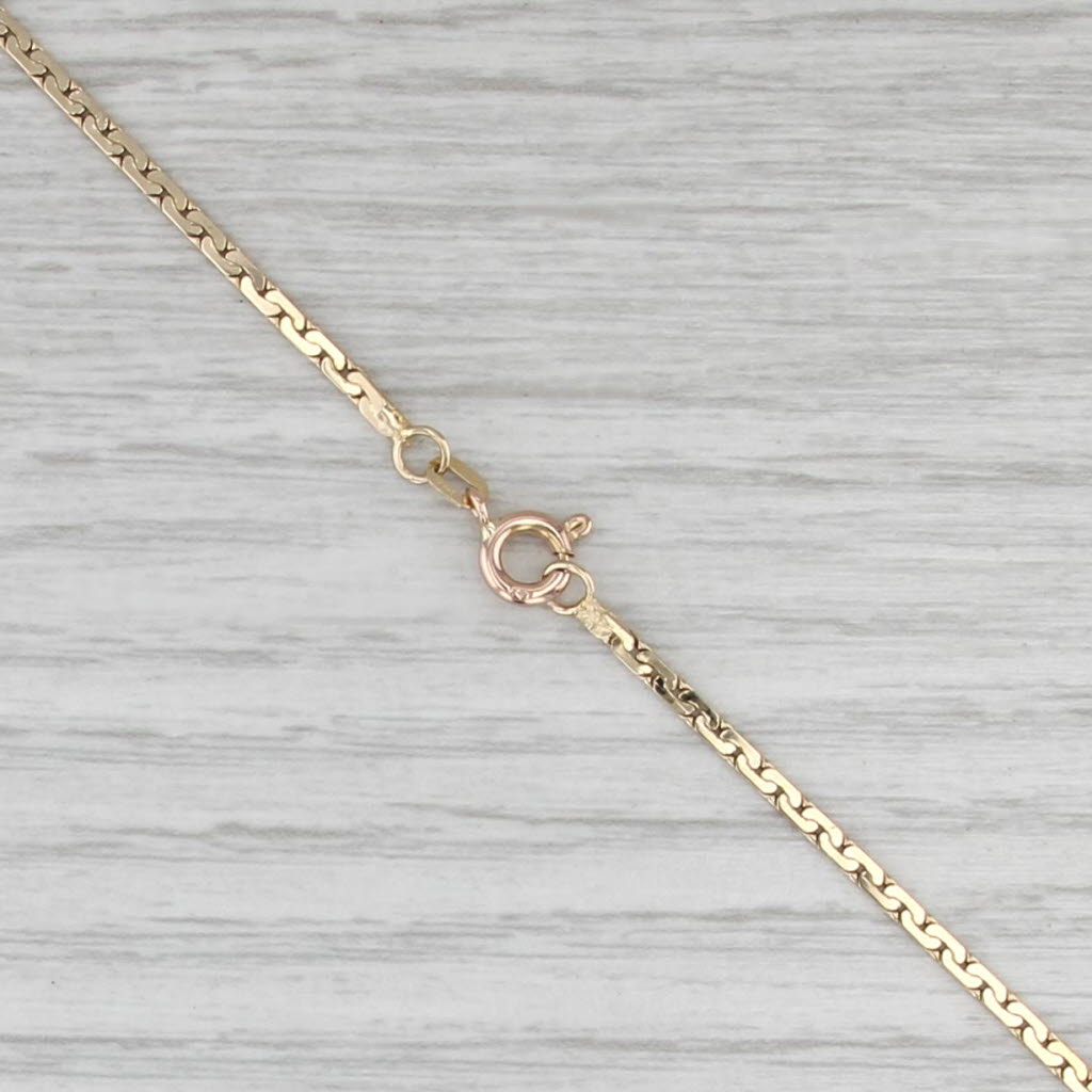 C-Link Chain Necklace 14k Yellow Gold 19.5" 1.8mm