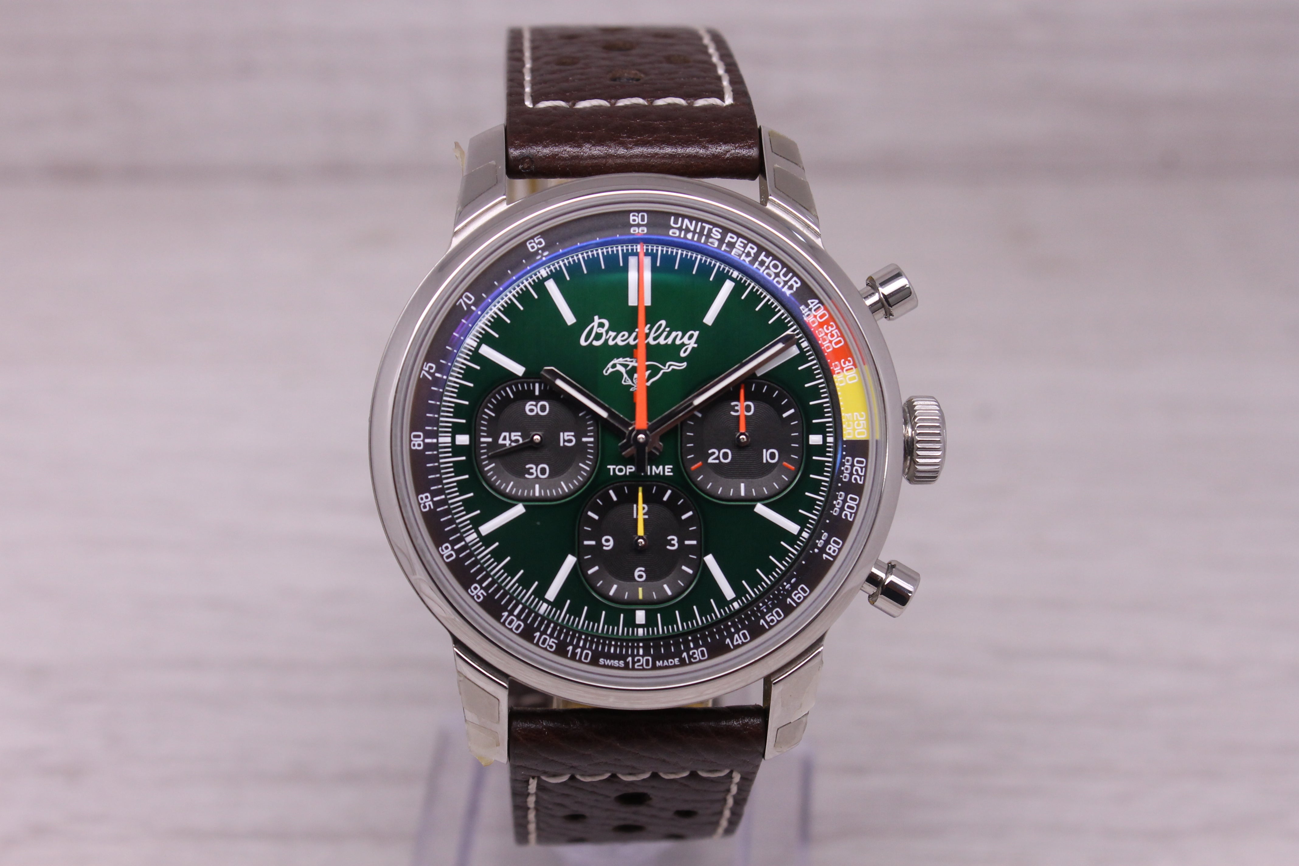 Breitling Top Time B01 Ford Mustang Men 41mm Steel Automatic Chronograph w Box