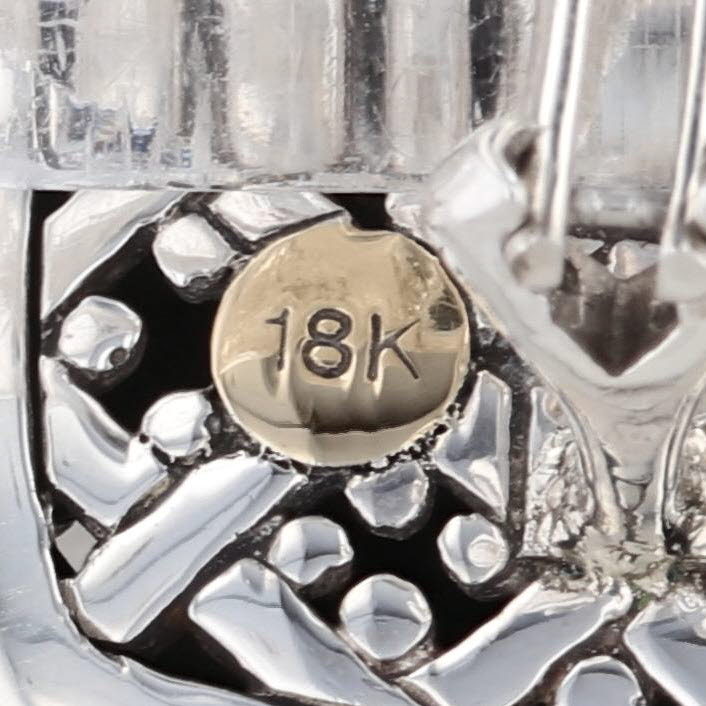 John Hardy Jaisalmer Earrings Sterling Silver 18k Gold Clip On Omega Back