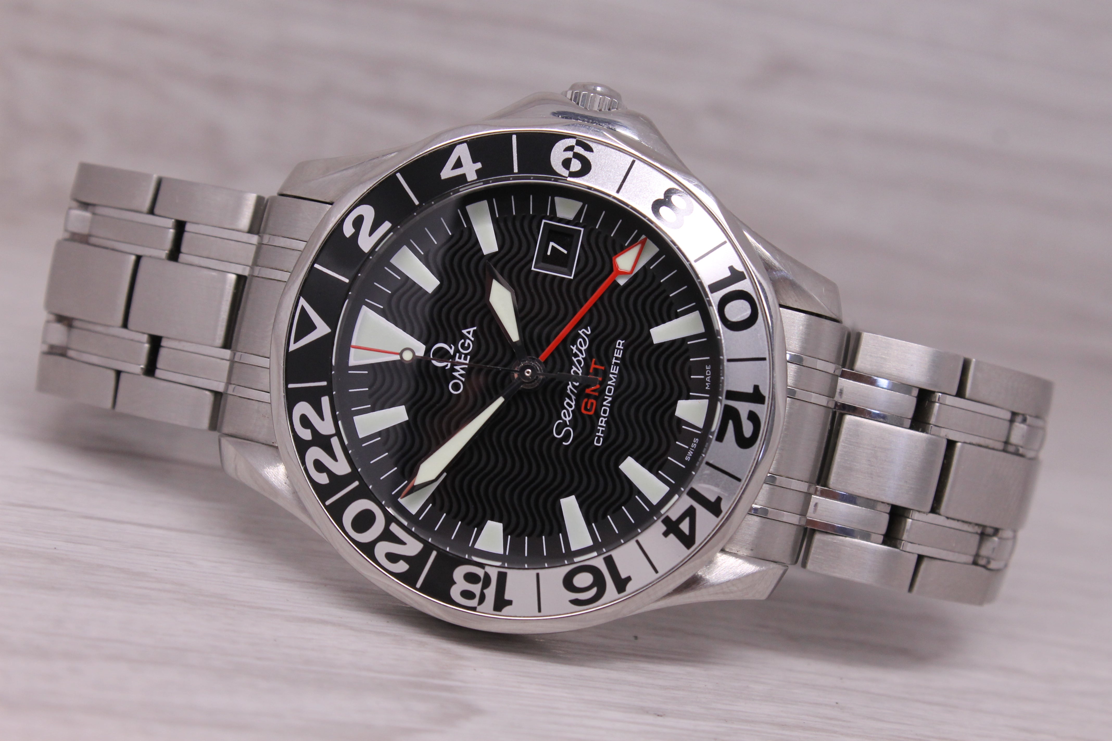 Omega Seamaster Pro GMT 50th Anniversary 41mm Steel Automatic Watch w NATO Kit