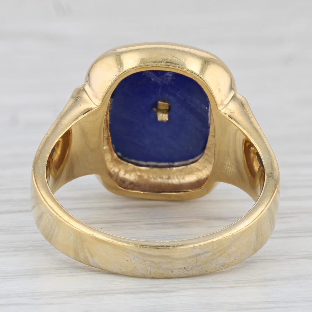 Gray Air Force Ring Sterling Silver Gold Plated Size 11 US Military Service Signet