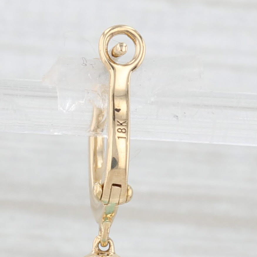 Light Gray New Quartz Tsavorite Garnet Diamond Dangle Earrings 18k Yellow Gold Statement