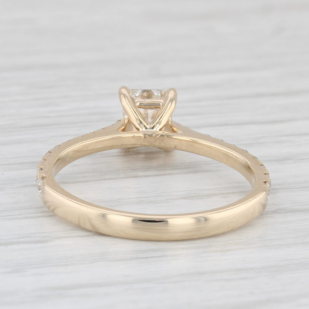 New Custom 1ctw VS2 Diamond Engagement Ring 14k Yellow Gold Size 6.75 IGI