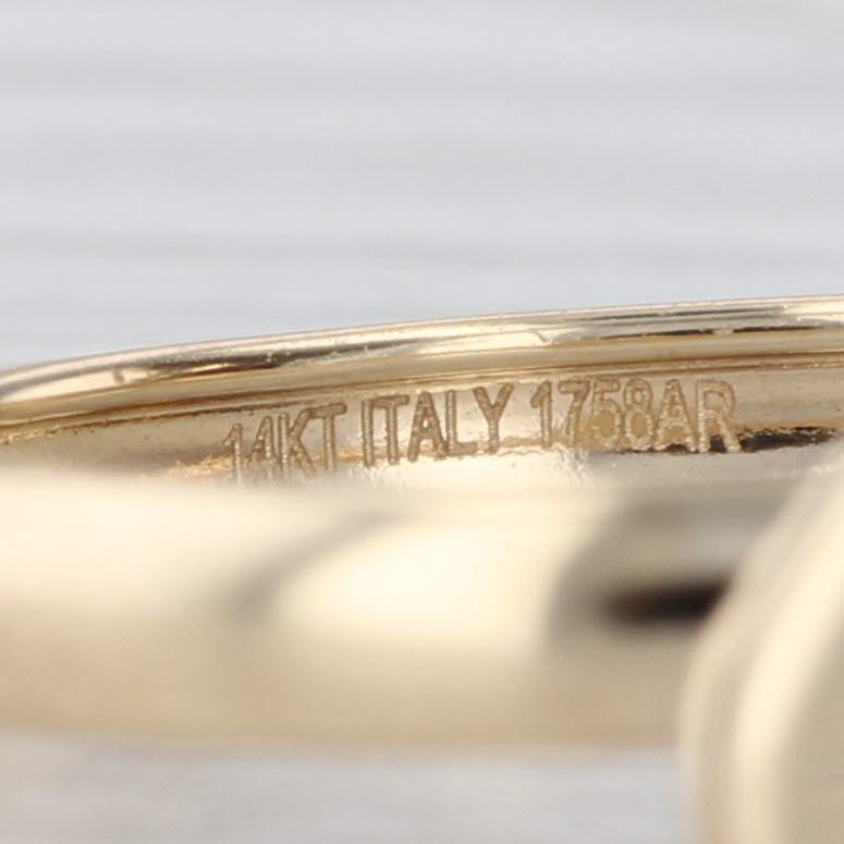 Heart Ring 14k Yellow Gold Size 7-7.25 Stackable