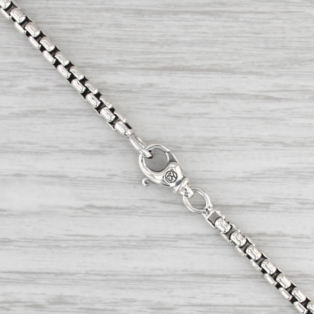 0.52ctw Black Diamond Chevron Cross Pendant Necklace Sterling Silver 22"