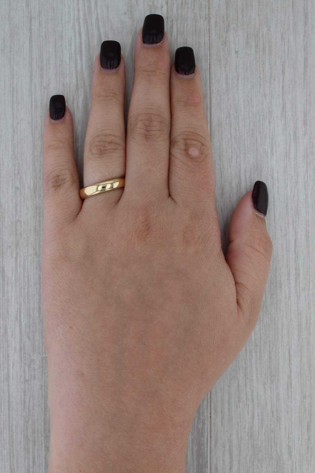 Tiffany & Co Forever Classic Wedding Band 18k Yellow Gold Ring Stackable