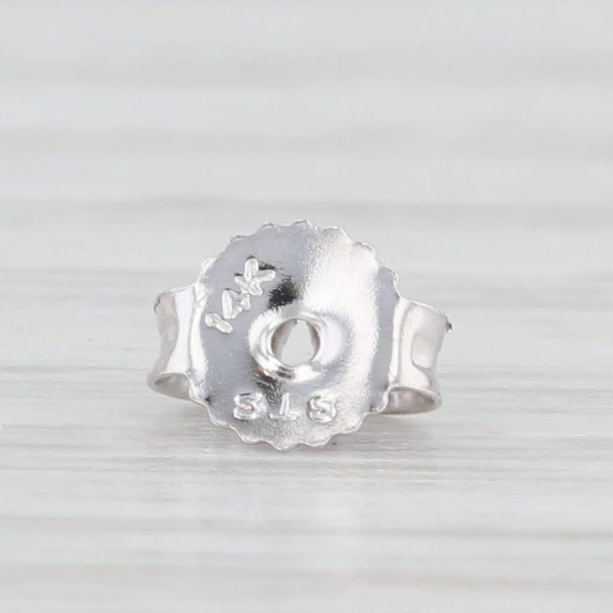 Light Gray 1.50ctw Pink Lab Created Sapphire Round Solitaire Stud Earrings 14k White Gold