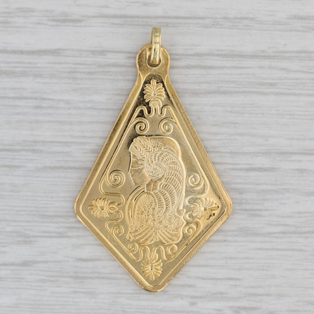 Bar Pendant 10 Gram Pamp Pendant Gold Bullion 10 Gm Pendant Bar