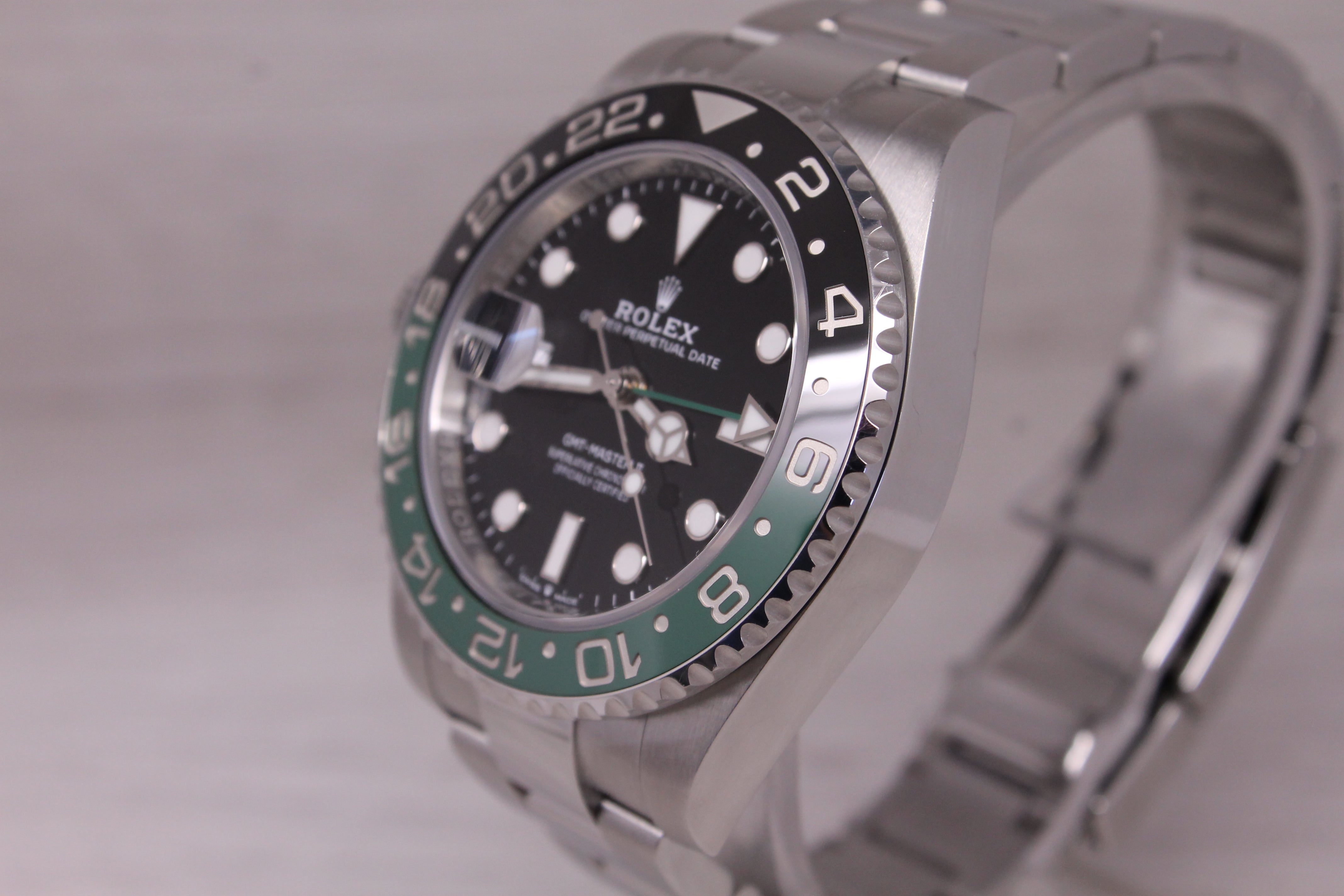 2024 Rolex GMT Master Sprite Steel Automatic Watch Box Card Oyster 126720VTNR