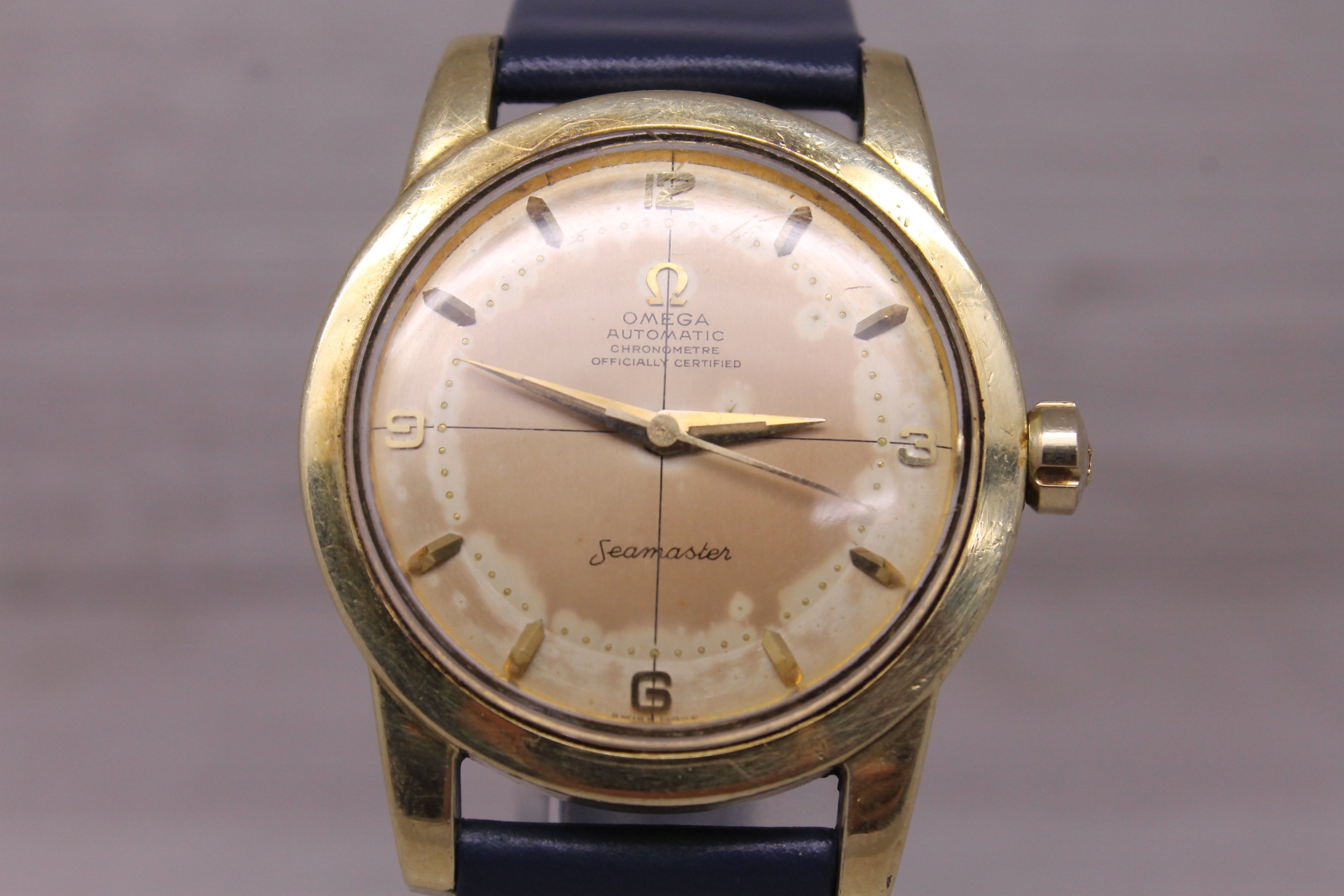 Vintage c.1952 Omega Seamaster Chronometer Mens Automatic Bumper Watch 354 2577