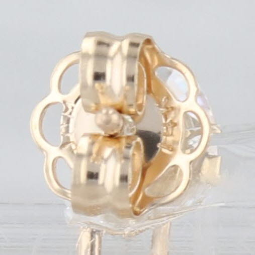 2.48ctw Cubic Zirconia Chandeliere Dangle Earrings 14k Yellow Gold Drops