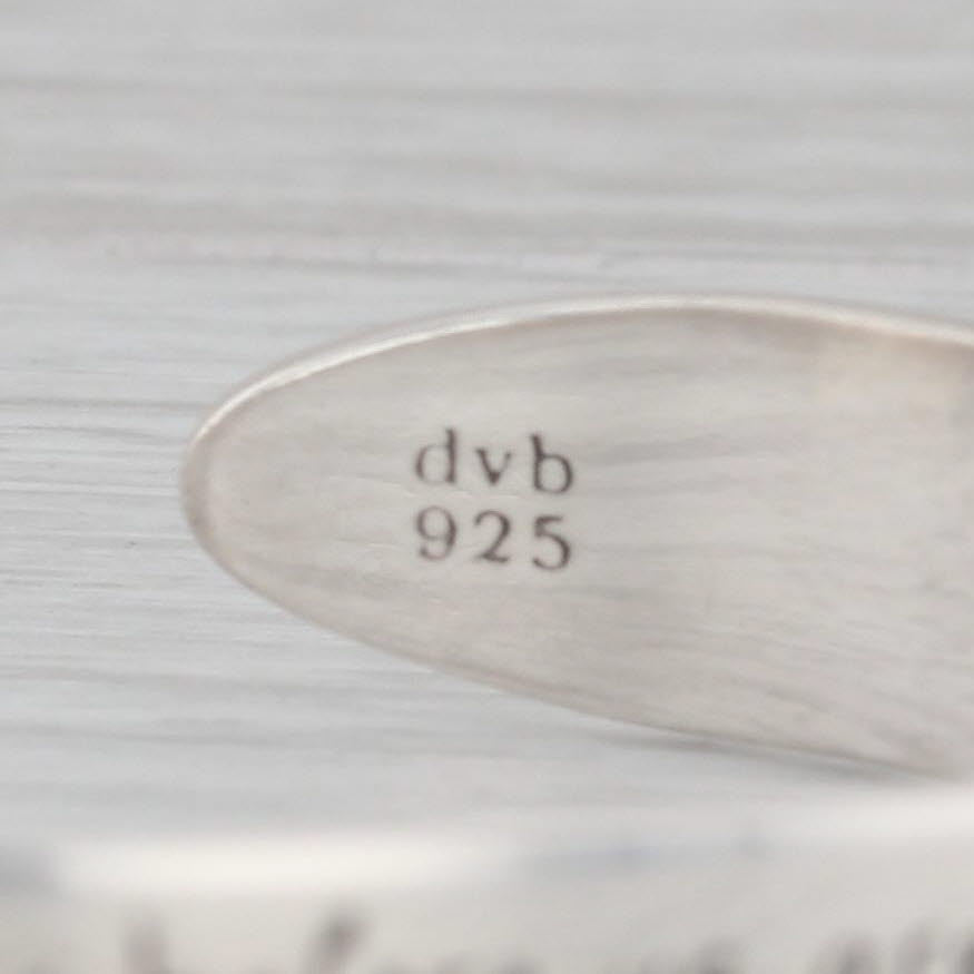 Gray Ralph Waldo Emerson Quote Cuff Bracelet Sterling Silver 7" Mindfulness