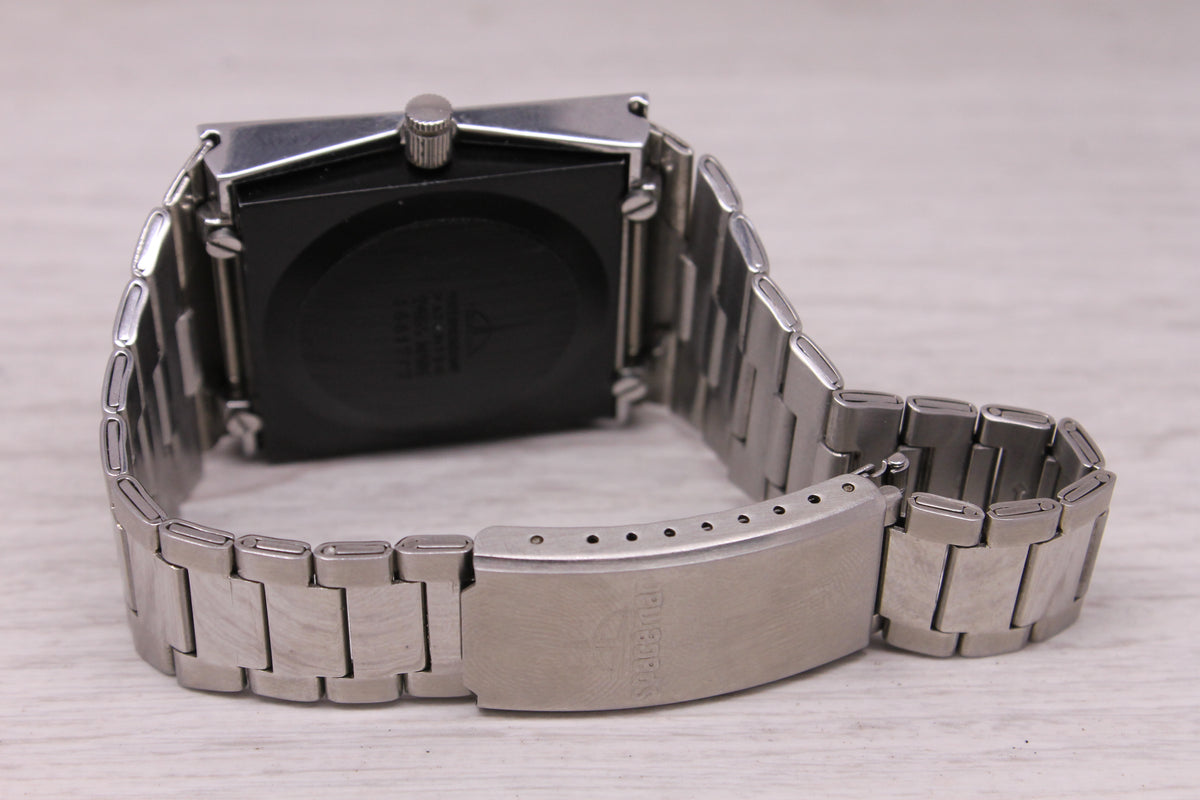 Spaceman Audacieuse Mens 38mm Automatic Swiss Watch Date Fortis Steel TK25