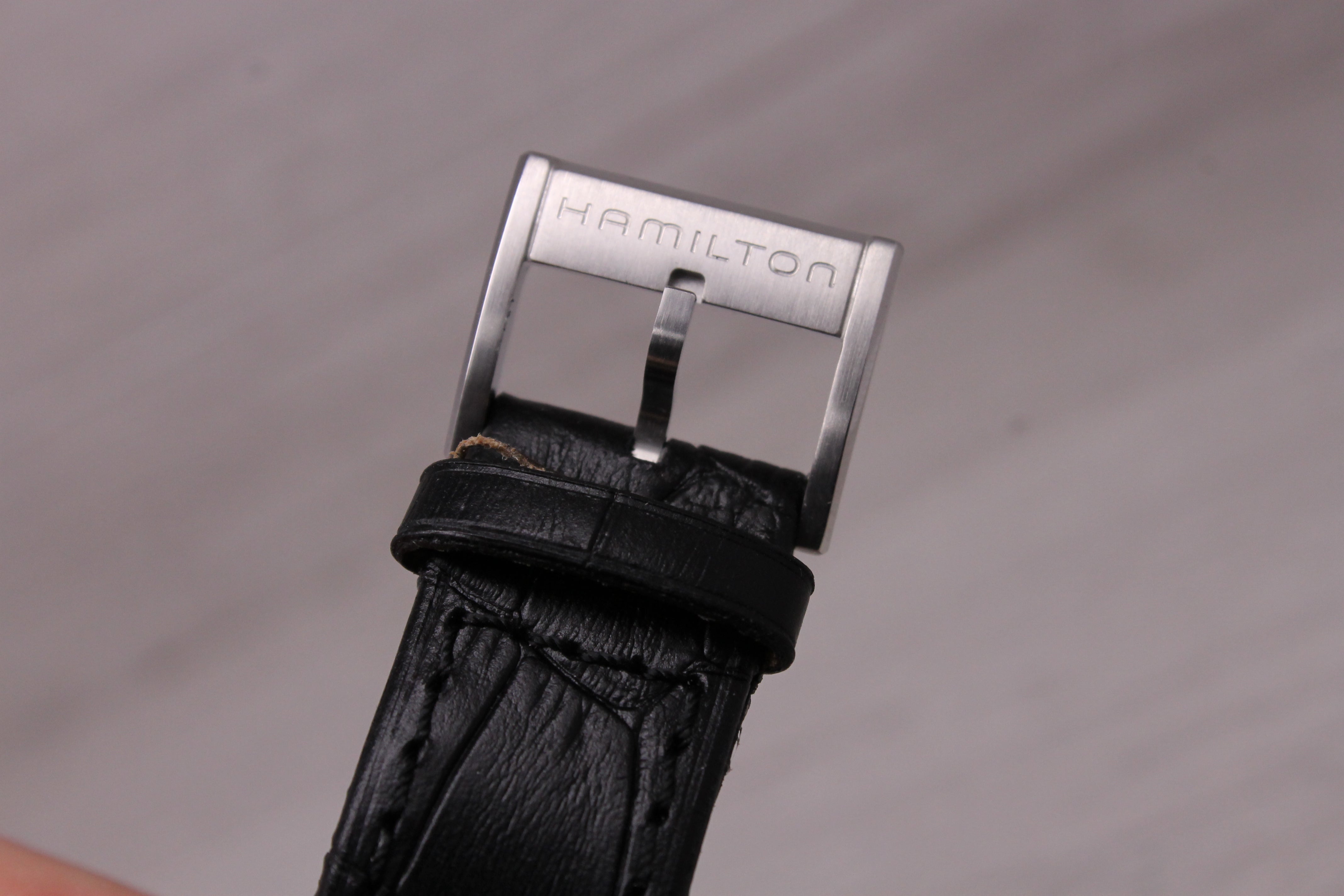 Hamilton Jazzmaster 40mm Steel Automatic Watch H42535730 Swiss w/ Box Clean