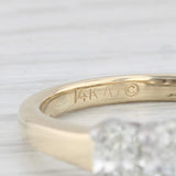 1.01ctw 3-Stone Round Diamond Engagement Ring 14k Gold Size 7.75 IGI Card