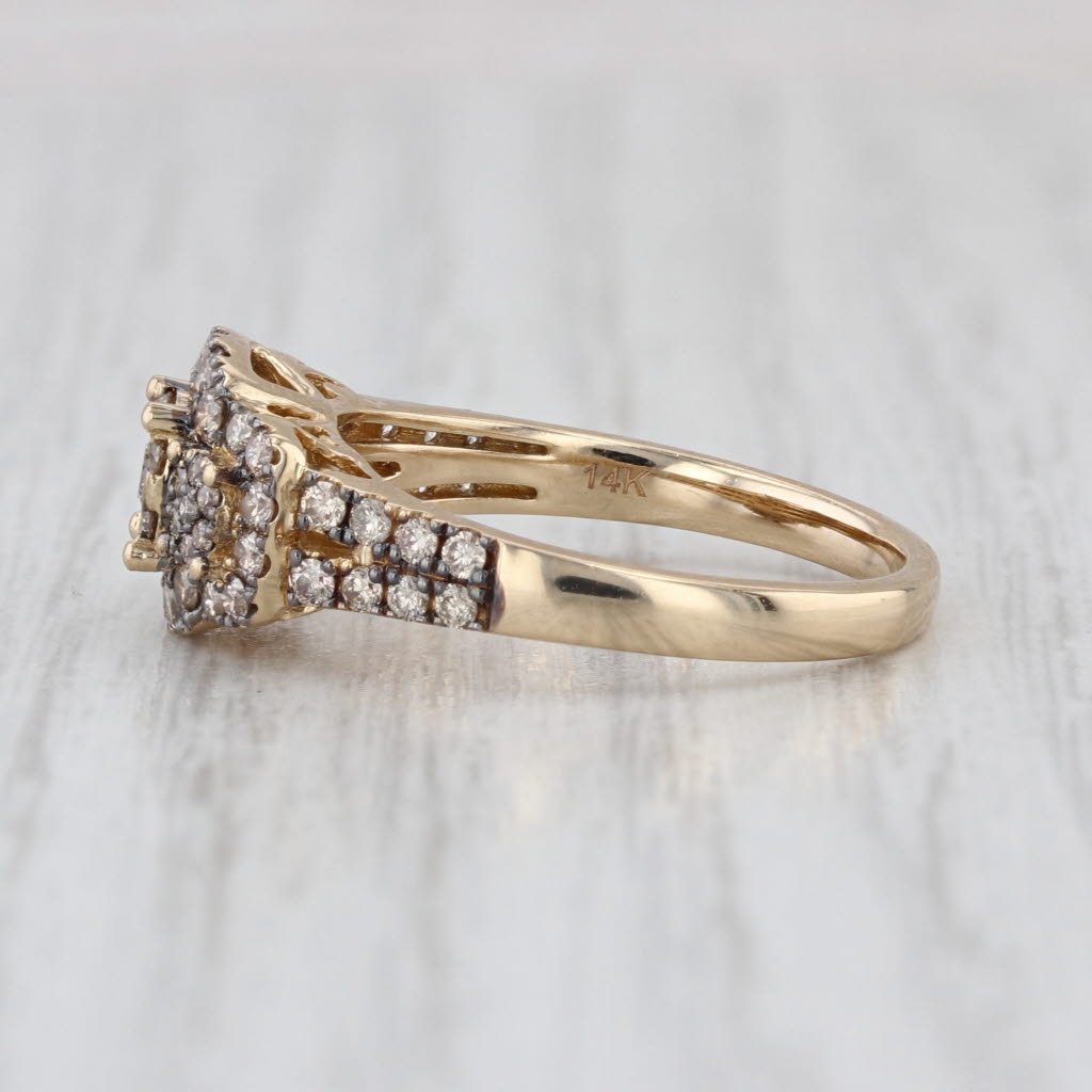 Le Vian 0.75ctw Champagne Diamond Engagement Ring 14k Yellow Gold Size 7