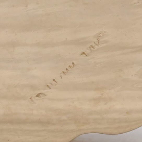 3-Stone Cultured Pearl Slide Bracelet Charm 14k Yellow Gold Vintage