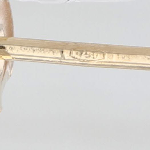 Knot Stud Earrings 18k Yellow Gold Small Studs