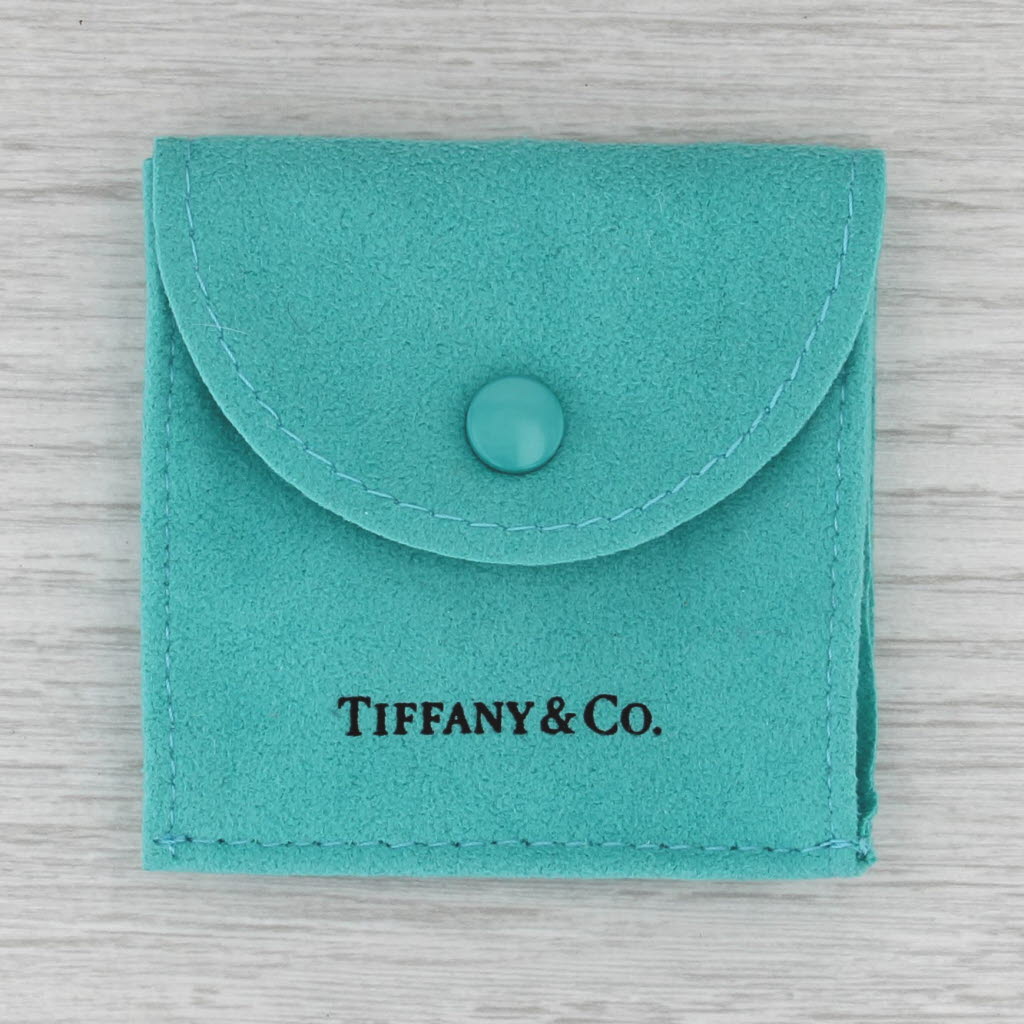 Tiffany Garden Flower Diamond Pendant Necklace w/ Box 18k Yellow Gold 16"