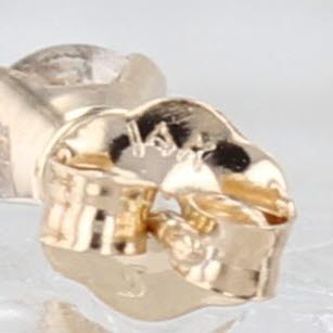 0.35ctw Diamond Round Solitaire Stud Earrings 14k Yellow Gold Studs
