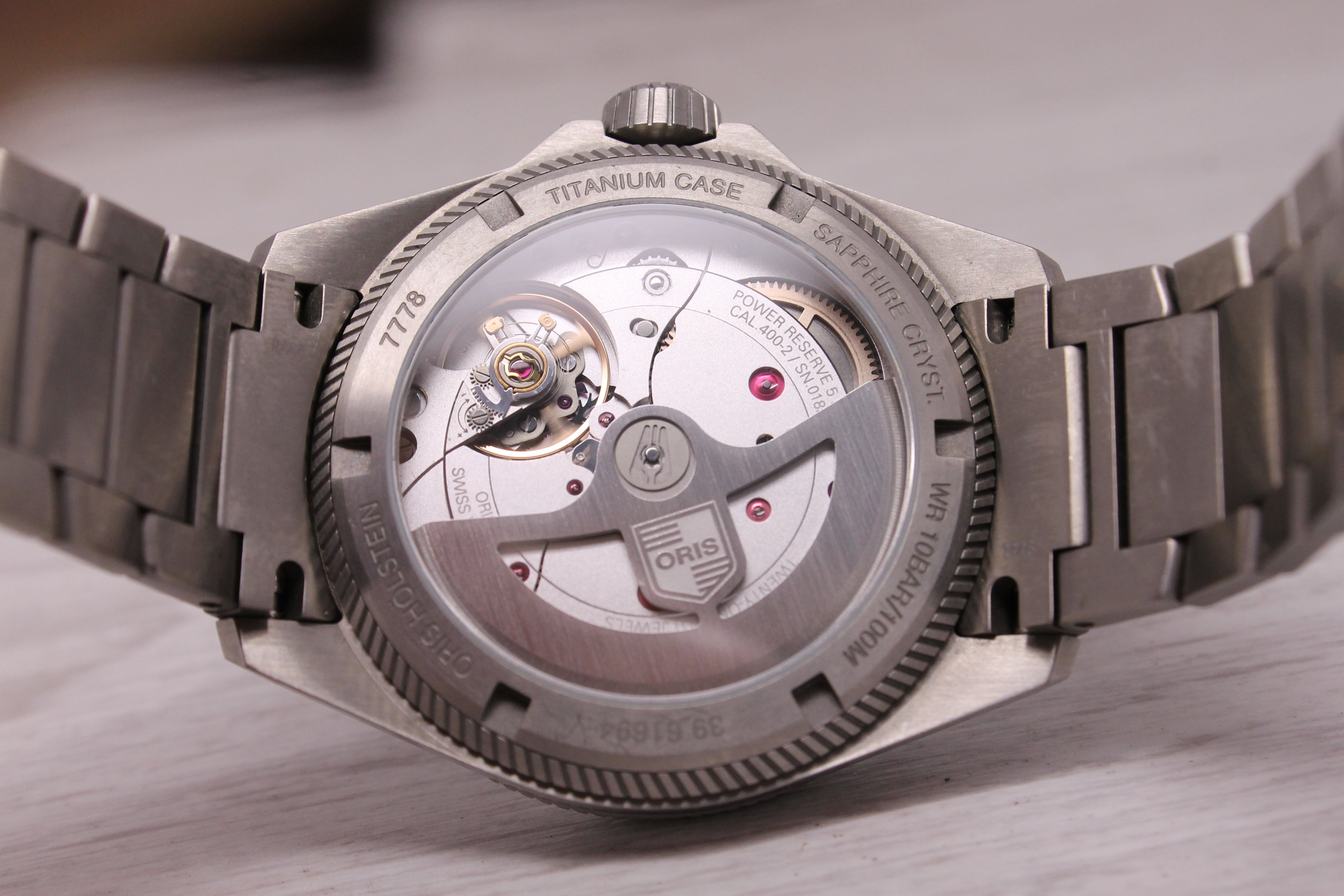 Oris Pro Pilot X 5Days 39mm Mens Titanium Automatic Watch 01 400 7778 7153 w Box