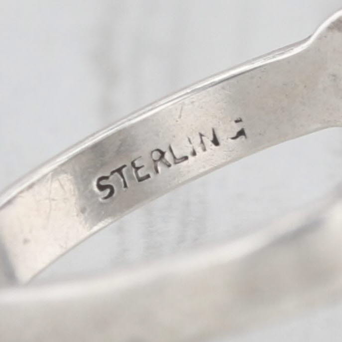 Vintage Native American Turquoise Ring Sterling Silver Size 7.25