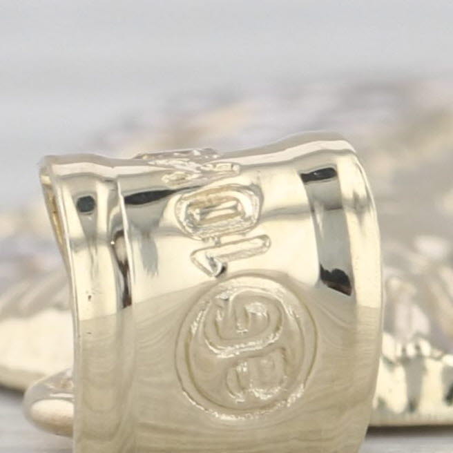 Egyptian Pharaoh Pendant 10k Yellow White Gold Cubic Zirconia Statement