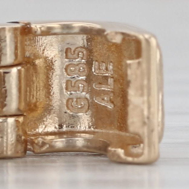 Authentic Pandora Simple Heart Clip Charm 750243 14k Gold Lock 585 ALE