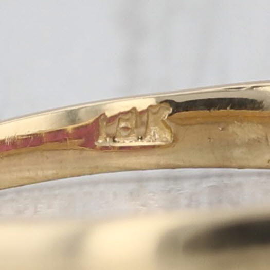 0.74ctw Ruby Stackable Ring 18k Yellow Gold Stackable Wedding Band Size 7