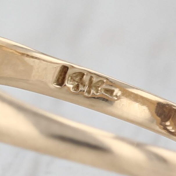 Vintage Diamond Ring 14k Yellow White Gold Size 6 Filigree