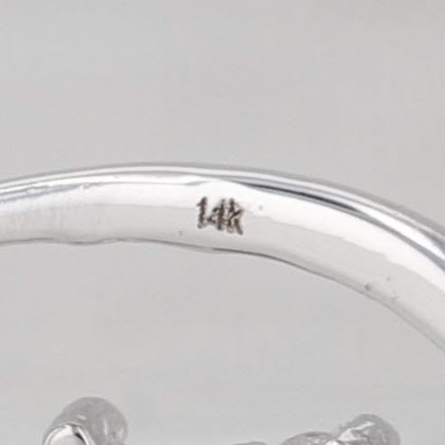 0.12ctw Diamond 3-Stone Open Heart Pendant 14k White Gold