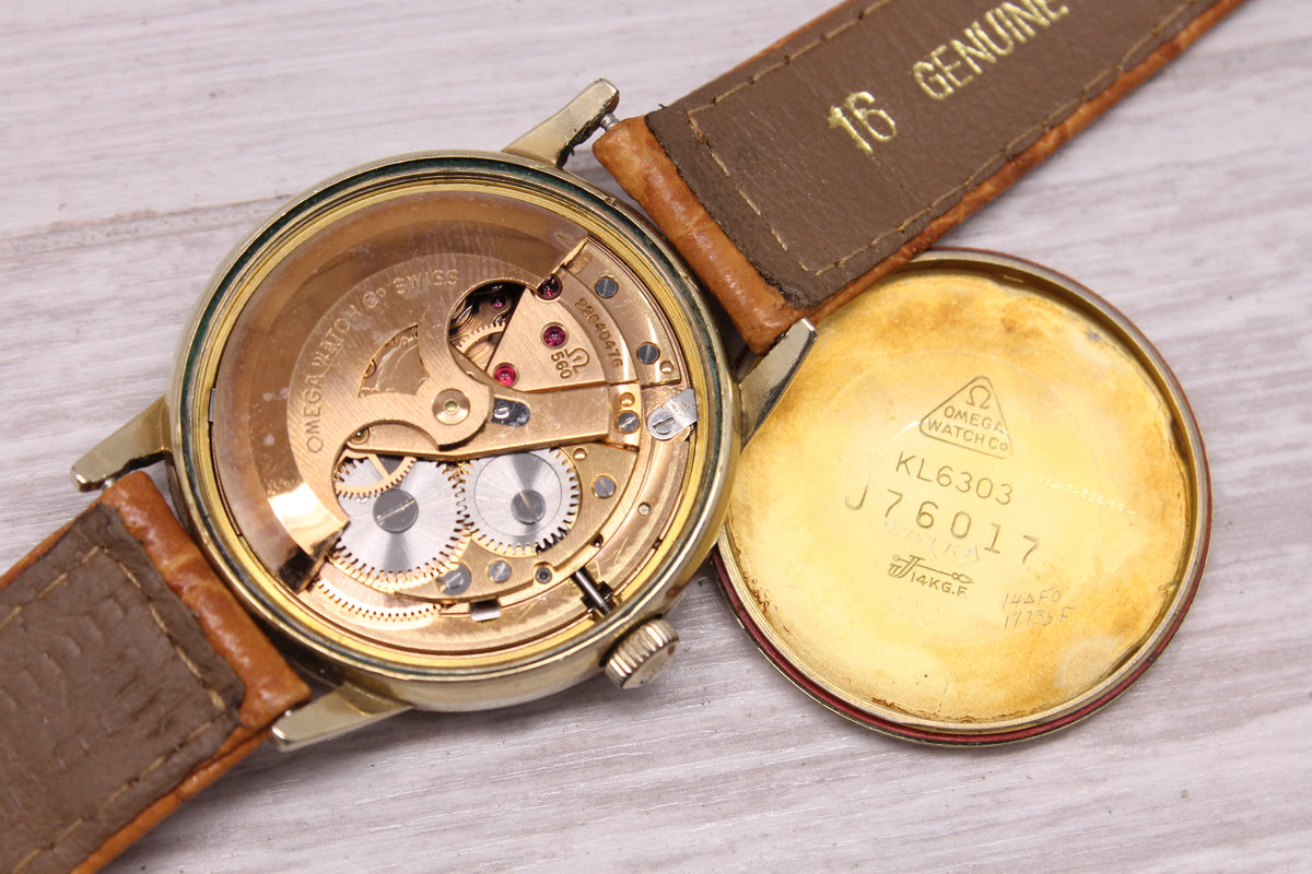 Vintage 1960s Omega Seamaster 34mm Automatic Watch ref.KL6303 14k GF c560