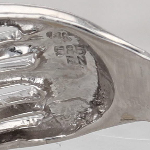 1ctw Diamond Multiband Ring 14k White Gold Size 6 Cocktail