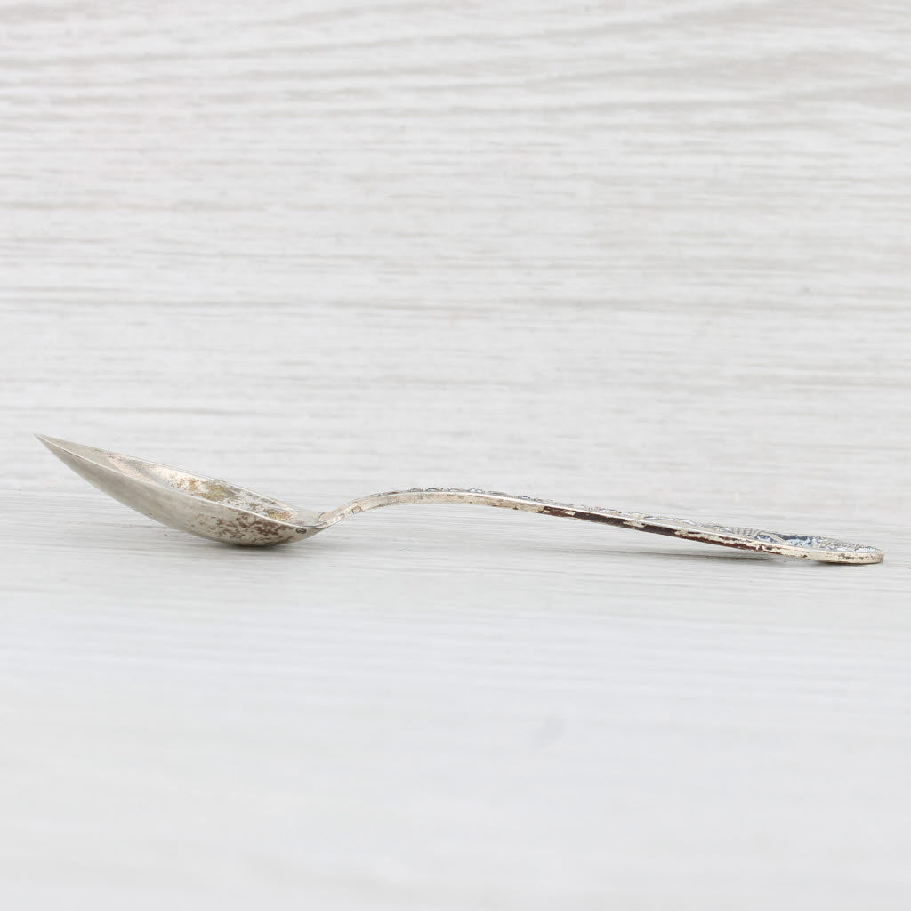 Light Gray Fort McHenry Maryland Souvenir Spoon Sterling Silver Vintage Tammen