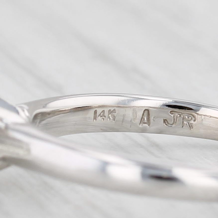 Light Gray Forevermark 1.30ct VVS1 Round Solitaire Diamond Engagement Ring 14k White Gold